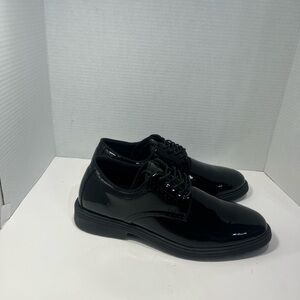 Elegant Black Patent Leather Oxfords